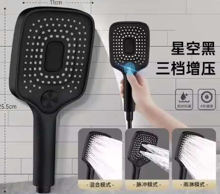 Supercharge Rain Shower Head - Indulge in a spa-like shower