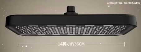 Supercharge Rain Shower Head - Indulge in a spa-like shower